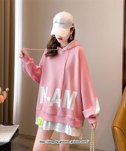 パーカー | プルオーバーレディース トップス 長袖トレーナー シンプル フード付 秋 冬 フード付き 切り替え 体型カバー 50代 40代 30代 フード おしゃれ 20代 春