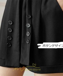 ショートパンツ | パンツ 無地 ベルト 美脚 カジュアル シンプル レディース 春 夏 新作 2022 ボトムス 短パン ゆったり ズボン 日常 お出かけ