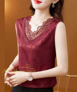 キャミソール タンクトップ | タンクトップ キャミソール レディース 夏 春 20代 30代 40代 ノースリーブ Ｖネック Ｖネックタンク レース付き 母 快適 インナー カシュクール カジュアル