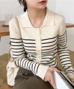 ニット・セーター | ボーダー柄 ニット トップス レディース