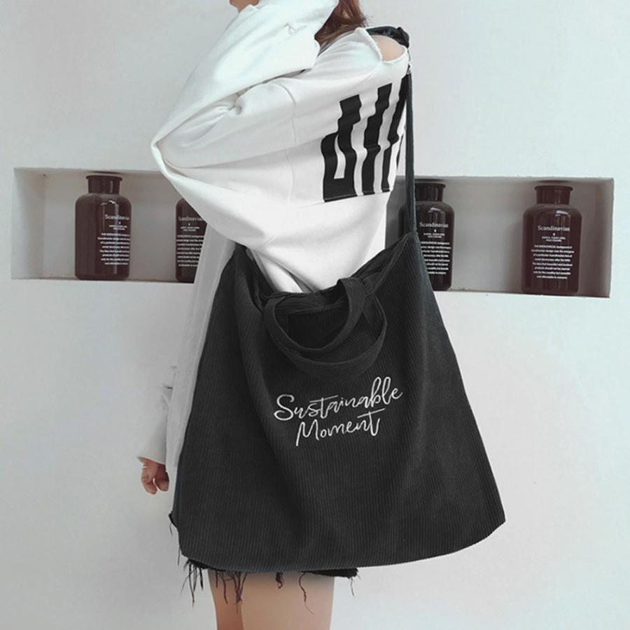 ショルダーバッグ | キャンバスバッグ レディース 刺しゅう 2way 大容量 トートバッグ