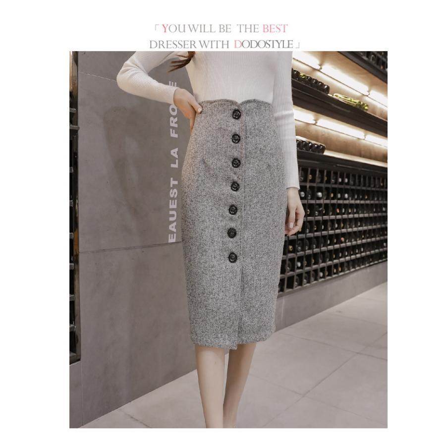 在庫ある | 短納期巻きスカート タイトスカート ハイウエスト 膝下丈スカート ビジネススカート フォーマルオフィス ラシャスカート エレガント OL 通勤 着痩せ フェミニン
