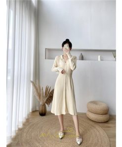 ニットワンピース | レディース ワンピース 冬 長袖 秋冬 ニット 20代 30代 40代 50代 Vネック かわいい おしゃれ 大人可愛い 着痩せ 綺麗