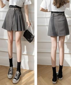 ミニスカート | ボックス プリーツスカート レディース