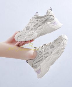 スニーカー | レディース 白 ダッドレディース 厚底 身長アップ ランニングシューズ 通気 厚底シューズ 厚底ダッドスニーカー 軽量 美脚 歩きやすい