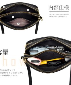 ショルダーバッグ | 3ポケット 大人 キルティングバッグ 斜めがけ 軽量 レディース コンパクトバッグ マザーズバッグ