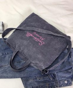 ショルダーバッグ | キャンバスバッグ レディース 刺しゅう 2way 大容量 トートバッグ