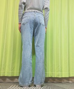 デニム | ヴィンテージライクデニム パンツ ボトムス ハイウエスト シンプル カジュアル レディース