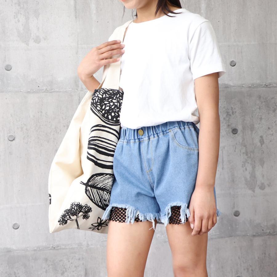 (子供)その他 | キッズ ダメージ デニムショートパンツ