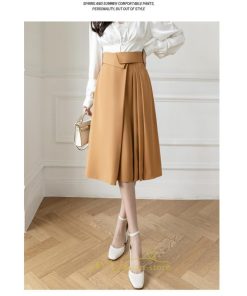 スカート | レディース ロング フレア 黒 Aライン 秋冬 ミモレ ハイウエスト 体型カバー キレイめ オシャレ フェミニン 着痩せ 通勤 お出かけ 可愛い 通学