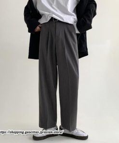 スラックス | パンツ ビジネスパンツ ワイドパンツ 無地 20代 30代 メンズ ゆったり 春 秋 冬 薄手 カジュアル 40代 オフィス フォーマル 50代 大きいサイズ