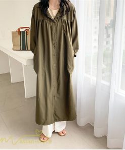 シャツワンピース | チェスターコート ワンピース 着痩せ 春 秋 レディース アウター コーデ 前開き 無地 フリーサイズ 体型カバー ゆったり フード付き ロング丈