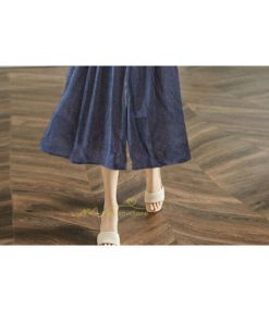 セットアップ | ワイドパンツ レディース きれいめ 2点セット トップス ブラウス ゆったり 体型カバー 上下セット 夏 パンツ カジュアル 綿麻 20代30代40代50代