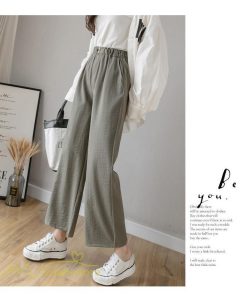 ワイドパンツ | ガウチョパンツ ゆったり ロングパンツ ハイウエストパンツ ウエストゴム カジュアルパンツ 無地 体型カバー レディース おしゃれ 通勤通学
