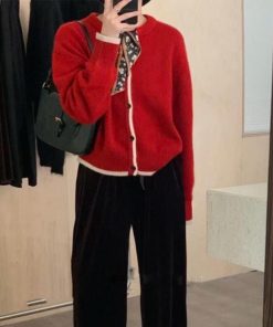 ニット・セーター | 韓国風 ニットカーディガン レディース