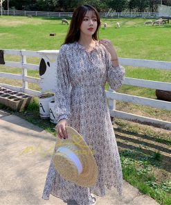 マキシ | ワンピース レディース 大人 ワンピ 花柄 夏秋 Vネック カジュアルワンピ 着やせ きれいめ ミモレ丈 カジュアル エレガント お出かけ 20代30代40代 通勤通学
