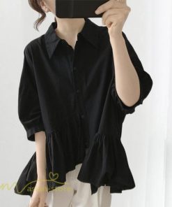 シャツ・ブラウス | ブラウス レディース 夏物 オフィス おしゃれ ブラック ホワイト ライトコーヒー 半袖 シャツ ビジネス OL 20代 50代 30代 お出かけ 40代 通勤 カジュアル