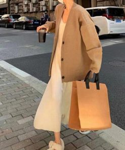 カーディガン | ニットレディース 中厚手