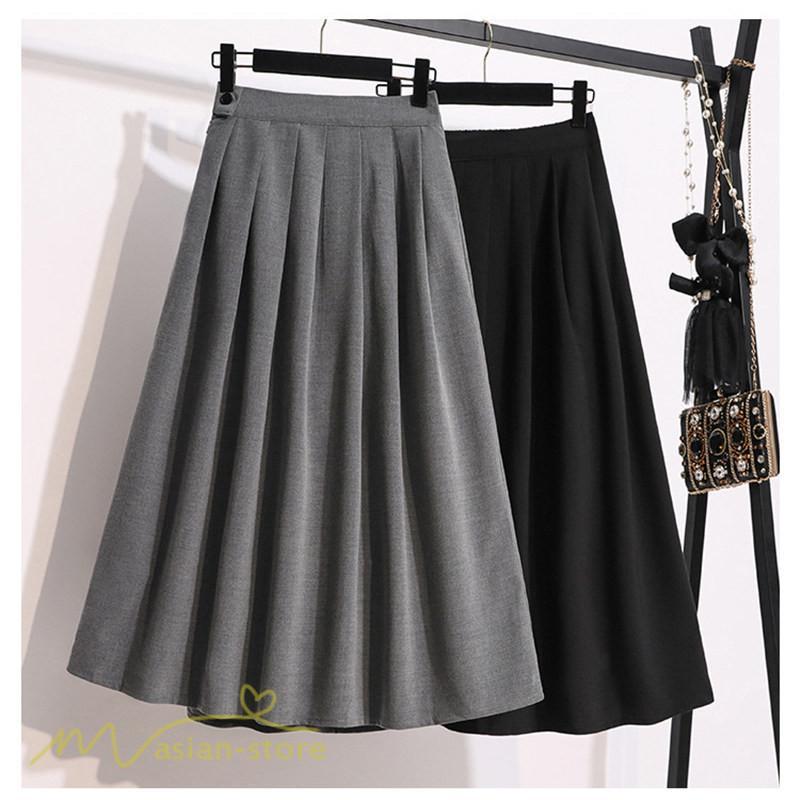 スカート | Aラインきれいめ レディース フレア ゆるゆったり 大きいサイズ カジュアルファッション 50代40代30代20代 日常感 夏秋服 女性着