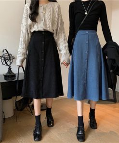 フレアスカート | ミモレ丈スカート ボトムス スカート 女性 スカート 春秋冬 レディース ファッション 後ろウエストゴム