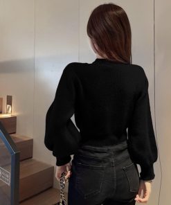 ニット・セーター | ショート丈 ニットトップスレディース秋冬