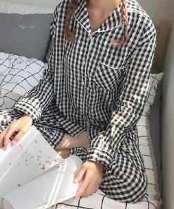 セットアップ | ルームウェア 長袖 レディース チェック柄