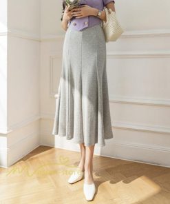 スカート | マーメイドレディース 春 夏 ストレッチ 伸縮性 体型カバー ニット 20代30代40代50代 通勤通学 着回し 着痩せ お出かけ カジュアル 2022作