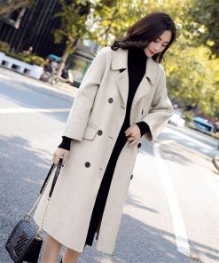 チェスターコート | アウター コート フロントボタン 九分丈袖 スリム型 ポケット キルティング裏地 暖かい 秋冬 膝丈 ミモレ丈 ツイード 大人 30代 無地