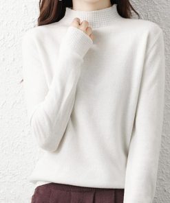 ニット・セーター | プチハイネックニットトップス レディース