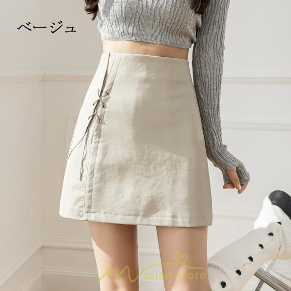 スカート | レディース ミニインパンツ 合皮 ミニ韓国ファッション 脚長 かわいい おしゃれ ミニスカ レザーセクシー 秋冬 おしゃれ