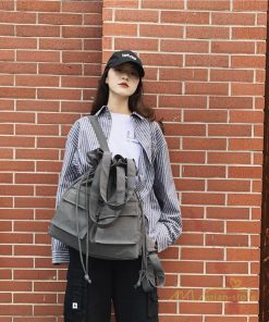 女性用バッグ | トートバッグ 帆布 キャンバスバッグ レディース 手提げ 大容量 かばん エコバッグ 巾着タイプ 肩掛けバッグ 大きめ おしゃれ 通学 通勤バッグ 軽い カジュアル