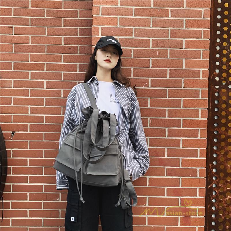 女性用バッグ | トートバッグ 帆布 キャンバスバッグ レディース 手提げ 大容量 かばん エコバッグ 巾着タイプ 肩掛けバッグ 大きめ おしゃれ 通学 通勤バッグ 軽い カジュアル