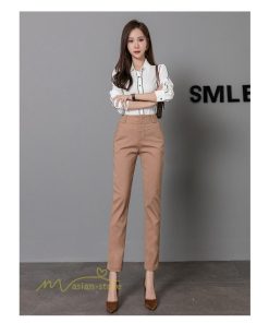 チノ・テーパード・ジョガー・スキニーパン | テーパードパンツ ロングパンツ ９分丈パンツ ビジネスカジュアルパンツ ハイウエスト ロングパンツ レディースパンツ ポケット フォーマル 体型カバー オフィス