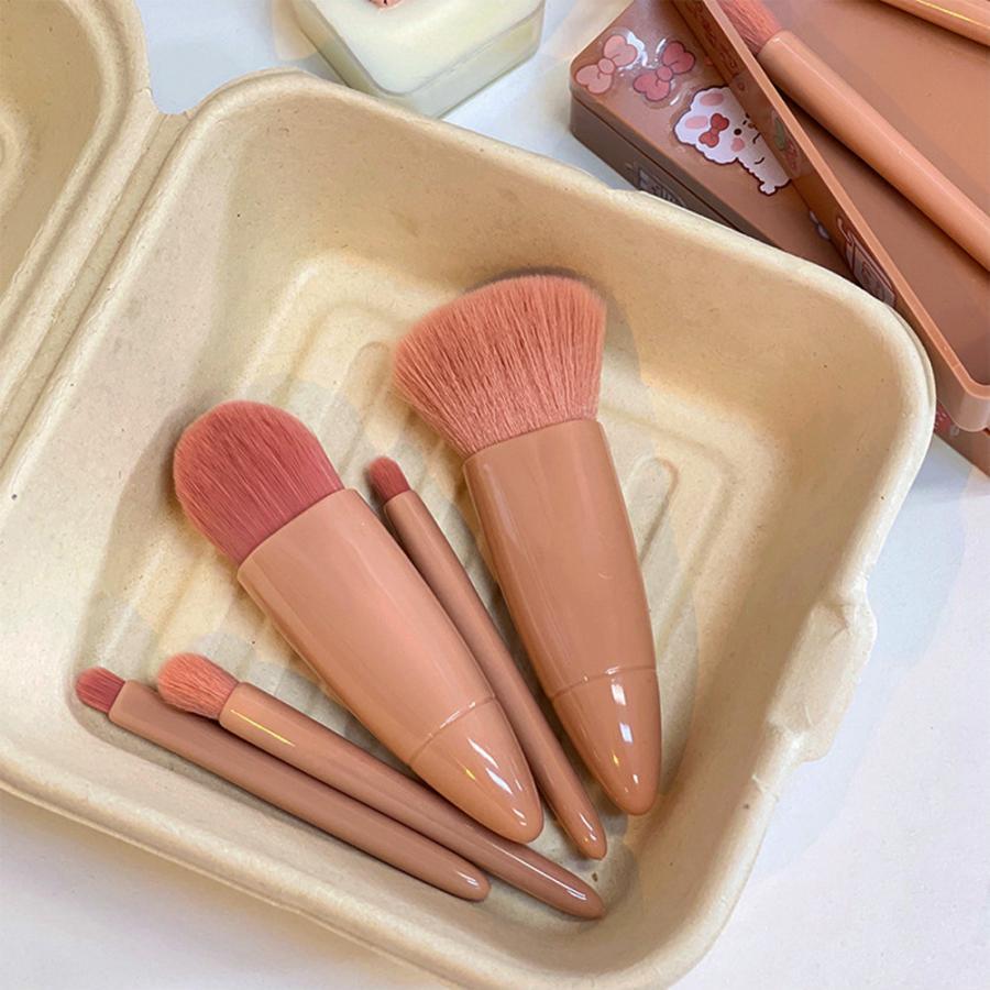 その他小物 | メイクブラシ5本セット 収納ケース付き