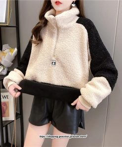 パーカー | スウェット トレーナー トップス 長袖 クルーネック 丸首 大きいサイズ 韓国 トップス おしゃれ 着やせ 通学 人気 ポア ゆったり 暖かい 秋冬 可愛い 新品