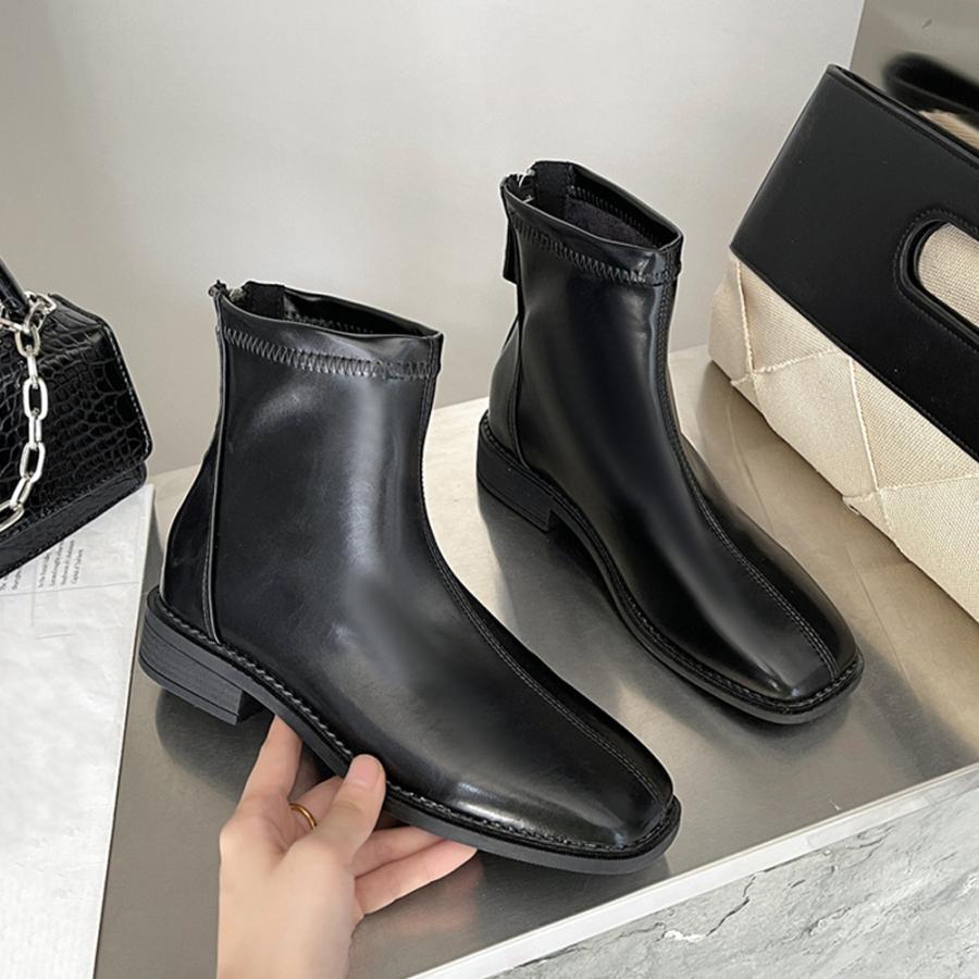 ショートブーツ | フルジップブーツ 美脚