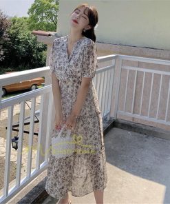 マキシ | ワンピース レディース 夏 40代 きれいめ 膝丈ワンピース 半袖 シフォンワンピ フリル ロング丈ワンピ オシャレ 着痩せ カジュアル 上品 上品 エレガント 新作