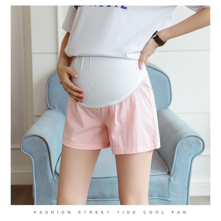 パンツ レギンス | マタニティパンツ コットン綿ショートパンツ ショーパン ボトムス 短ズボン マタニティウェア M L XXL アジャスター ゆったりカジュアル マタニティ服 XL