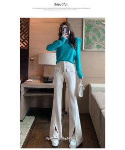 チノ・テーパード・ジョガー・スキニーパン | パンツ レディース 超美脚 スラックス フレアパンツ ロングパンツ ズボン ロングタイプパンツ 秋冬 タイトフレアハイウエスト ボトムス ズボン 送料無料