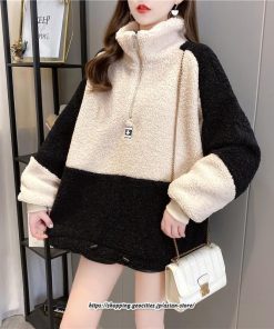 パーカー | スウェット トレーナー トップス 長袖 クルーネック 丸首 大きいサイズ 韓国 トップス おしゃれ 着やせ 通学 人気 ポア ゆったり 暖かい 秋冬 可愛い 新品