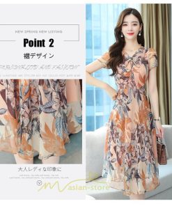 マキシ | ワンピース レディース 夏 シフォンワンピース 体型カバー 着痩せ 韓国風 30代 40代 50代 通勤 OL デート おしゃれ 新作 二次会 お出かけ 2022 キレイめ