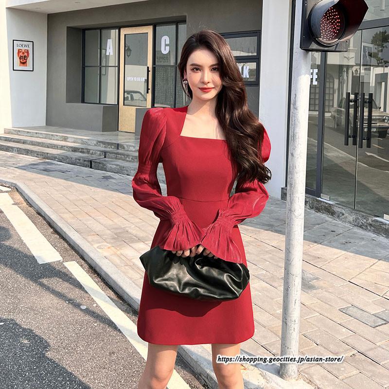 タイト | ワンピースタイトワンピース長袖 上品 セクシー高級感 ワンピース タイトワンピース ヒップアップ スリム 美ライン シルエット エレガント お呼ばれ