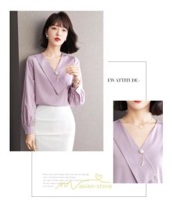 シャツ・ブラウス | ブラウス シャツ レディース 秋 冬 長袖 トップス 羽織り 上品 40代 30代 20代 おしゃれ キレイめ 可愛い 着痩せ お出かけ 旅行 上品 お出かけ オシャレ