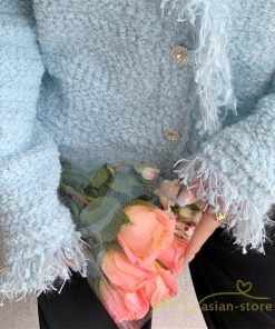 カーディガン | 2022秋冬ニットショート丈 アウター レディース ニットニット セーター 長袖 羽織り フロントボタン トップス 通学通勤 20代40代