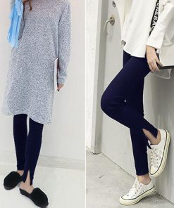 レギンス | サイドスリット 韓国 ボトムス