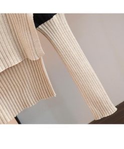 セットアップ | 2点セット ニットセーター レディース 秋 冬 長袖 セーター 上下セット かわいい 20代 30代 カジュアル 40代 ワイドパンツ 着痩せ 50代 新作