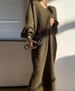 ワンピース | ニット長袖 レディース 秋冬