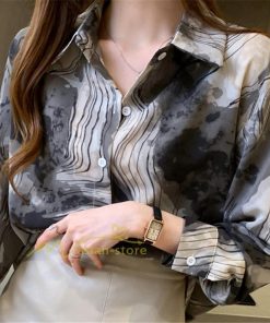 シャツ・ブラウス | ブラウス トップス シャツ レディース シフォン 無地 長袖シャツ ファッション カジュアル エレガント 細身 優雅 オシャレ レトロ風 上品 カーディガン 通勤 OL