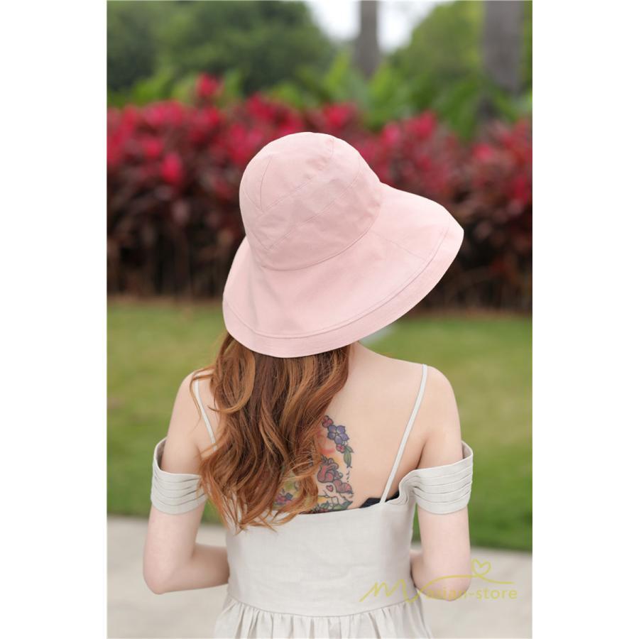 レディース | 帽子 春 夏 Uv 遮光 折りたたみ 大きいサイズ UVカット帽子 ひも つば広 頭 大きい 洗える 母の日 自転車 日焼け対策 遮光 小顔 熱中症 紫外線対策