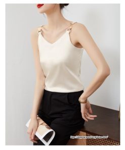 キャミソール タンクトップ | キャミソール サテン インナー レディース 重ね着 キャミ サテン生地 下着 肌着 ノースリーブ 光沢感のあるキャミソール 春 滑らかな手触り トップス 夏 秋
